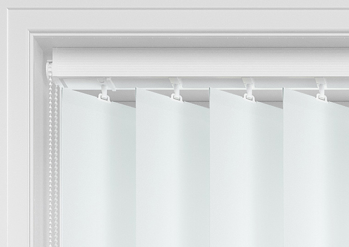 Trinity (FR Blackout), Milk White - Vertical Blind - Image 11